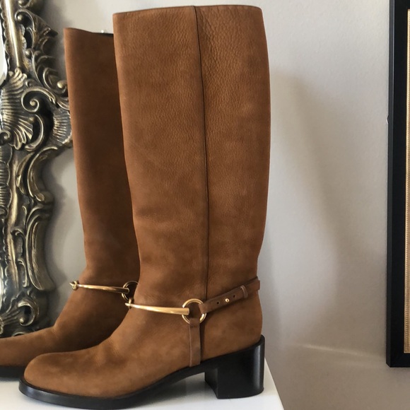 GUCCI Leather Horsebit Boots - Picture 9 of 16